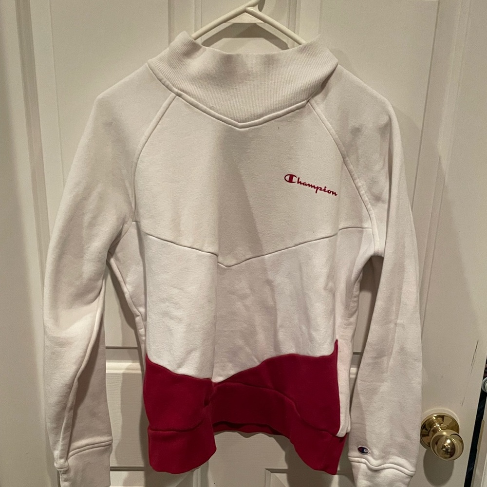 Champion Mock neck sz M Sweatshirt GUC B00